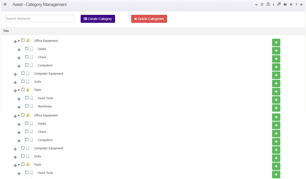 Construction Asset Management System